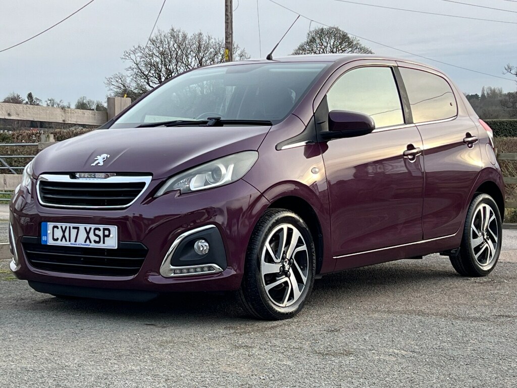 Peugeot 108 1.2 Puretech Allure Full Peugeot Main Dealer H Purple