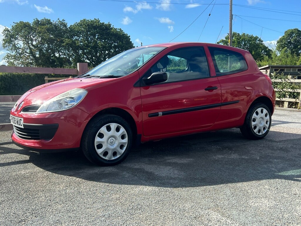 Renault Clio 1.2 16V Freeway Super Low 60,000 Miles Full Mo Red #3