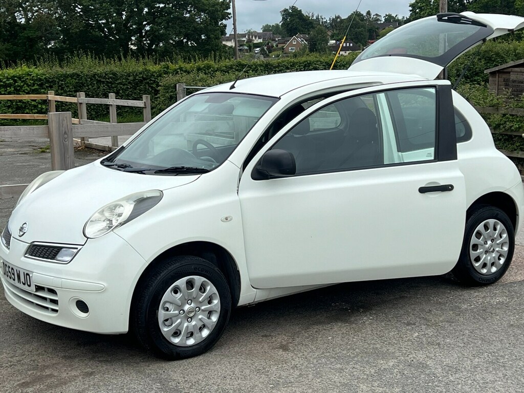 Nissan Micra 1.2 80 Visia Ideal First Car Hpi Clear DG59WJO White #2