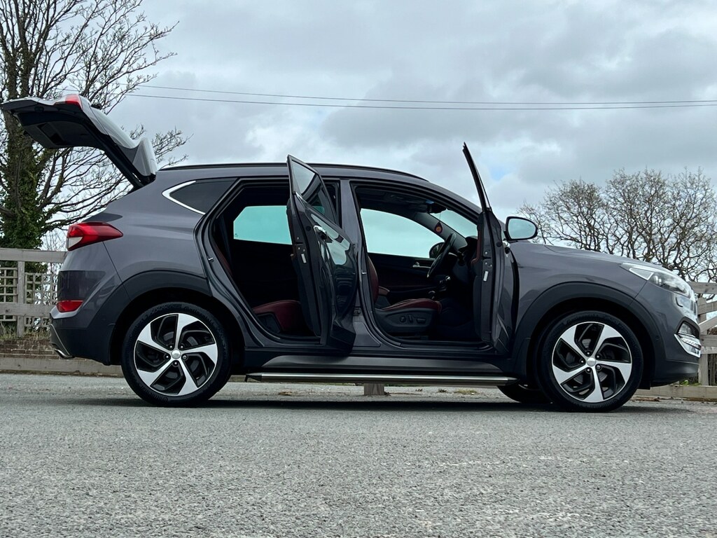 Hyundai Tucson 2.0 Crdi 185 Premium Se 4X4 Full Service MT16TZC Grey #2