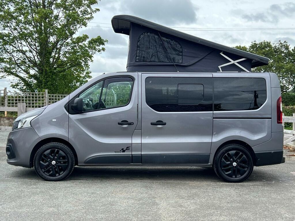 Renault Trafic Sl27 Dci 120 Sport Nav Van Pop Top 4 Berth 45,000 DY68BZV Grey #4