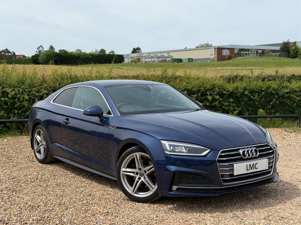 Audi A5 S Line Blue
