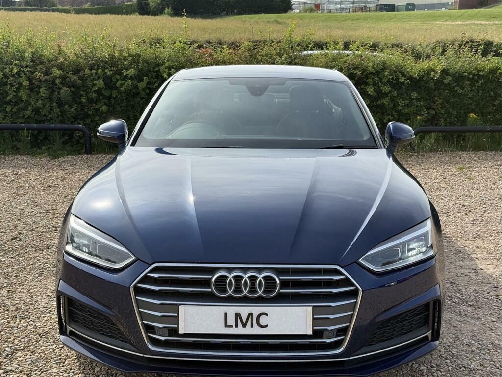 Audi A5 1.4 Tfsi S Line S Tronic Euro 6 Ss WK68ZMO Blue #4
