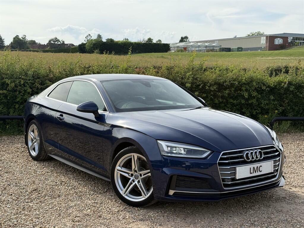 Audi A5 1.4 Tfsi S Line S Tronic Euro 6 Ss WK68ZMO Blue