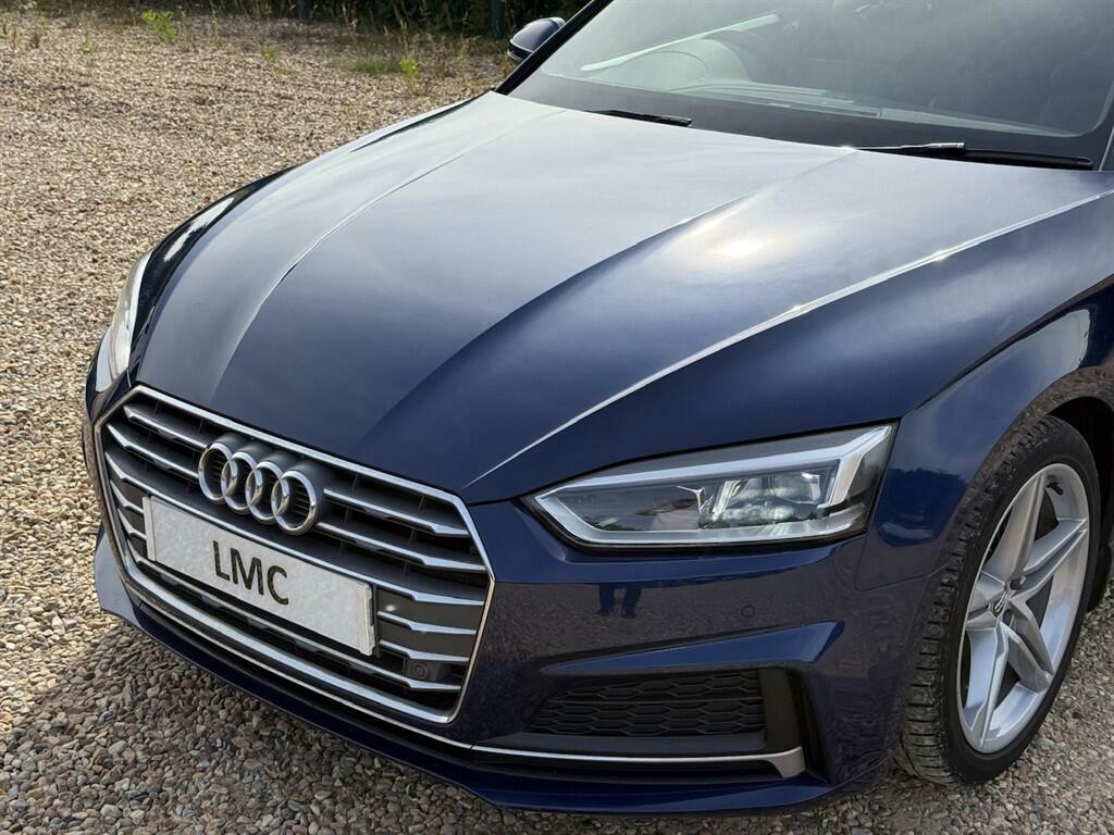 Audi A5 1.4 Tfsi S Line S Tronic Euro 6 Ss WK68ZMO Blue #5