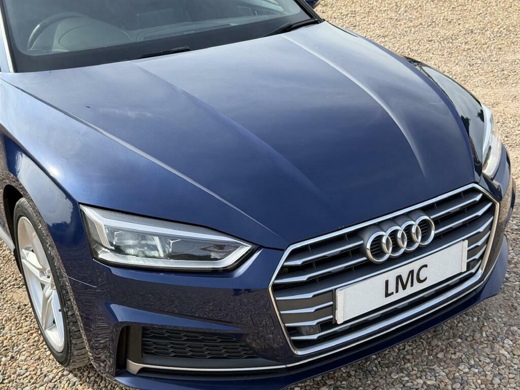 Audi A5 1.4 Tfsi S Line S Tronic Euro 6 Ss WK68ZMO Blue #3