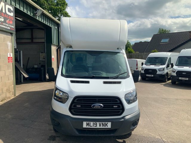 Ford Transit Custom 2.0 350 Ecoblue Chassis ML19VNK White #2