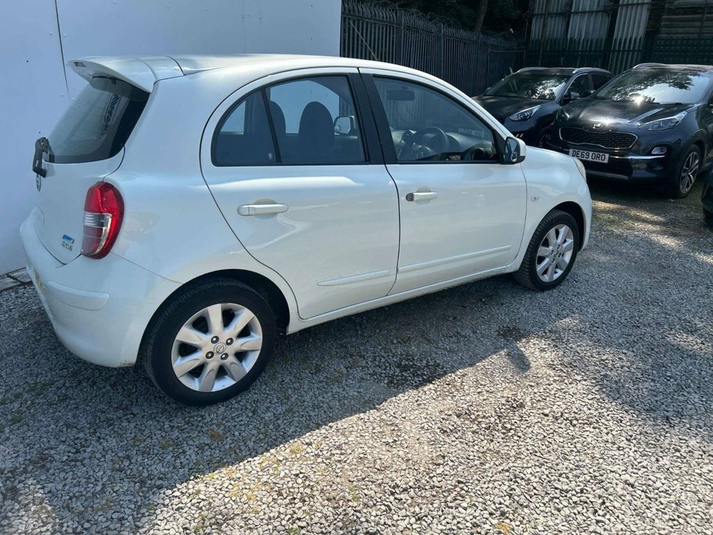 Nissan Micra 1L Acenta White #5