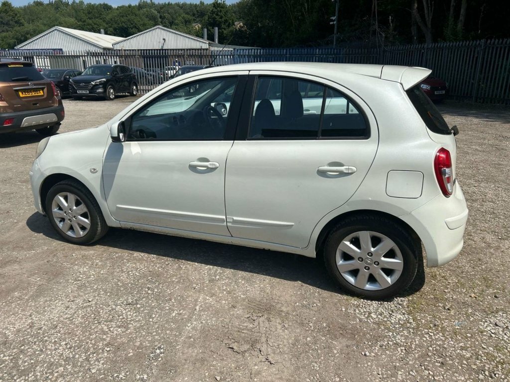 Nissan Micra 1L Acenta White #3