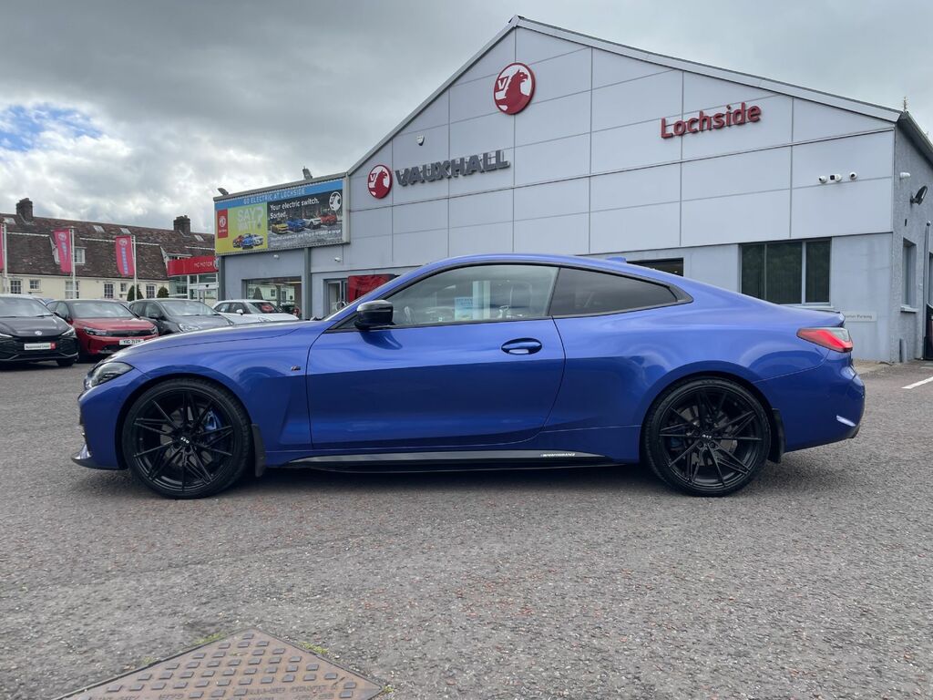 BMW 4 Series 430D Xdrive M Sport Blue #4