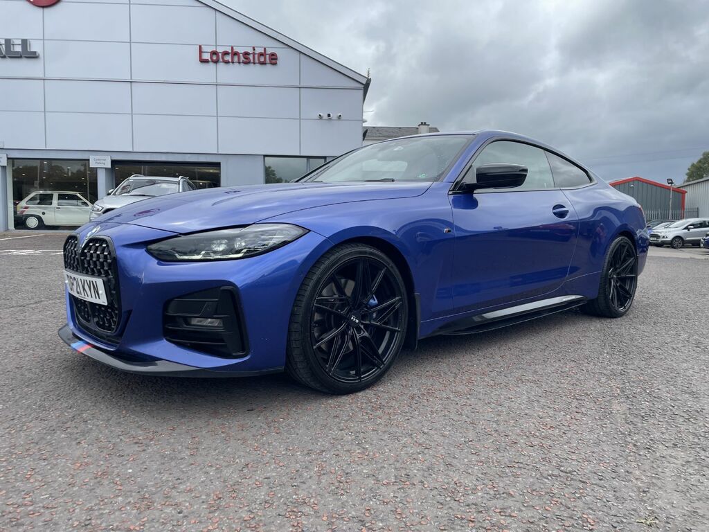 BMW 4 Series 430D Xdrive M Sport Blue #3