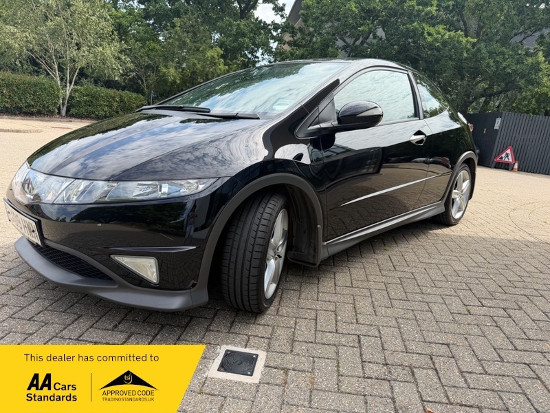 Honda Civic 1.8 I-vtec Type S Black #3
