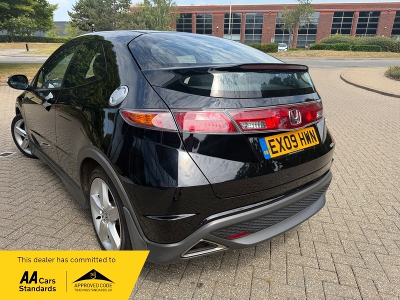 Honda Civic 1.8 I-vtec Type S Black #6