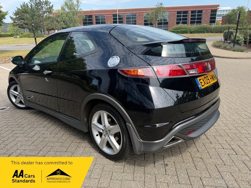 Honda Civic 1.8 I-vtec Type S Black #4