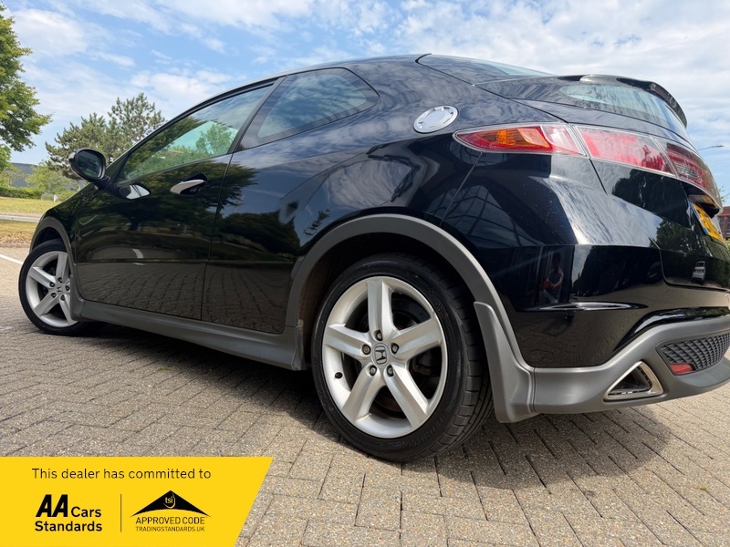 Honda Civic 1.8 I-vtec Type S Black #5