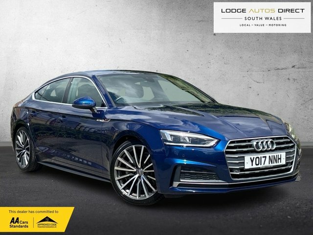 Audi A5 2.0 Tdi Ultra S Line Sportback E Blue