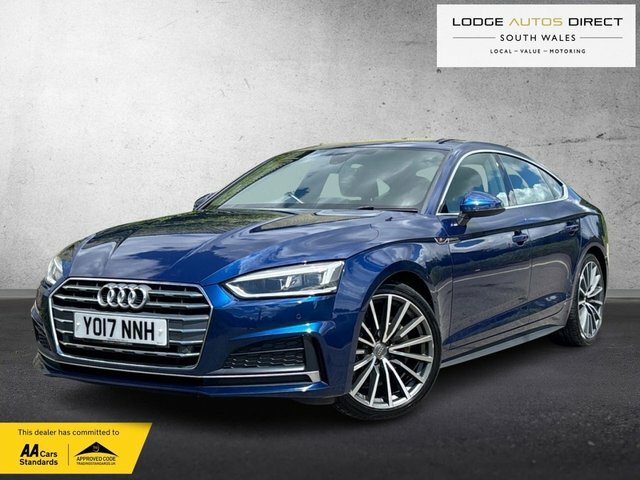 Audi A5 2.0 Tdi Ultra S Line Sportback E Blue #4