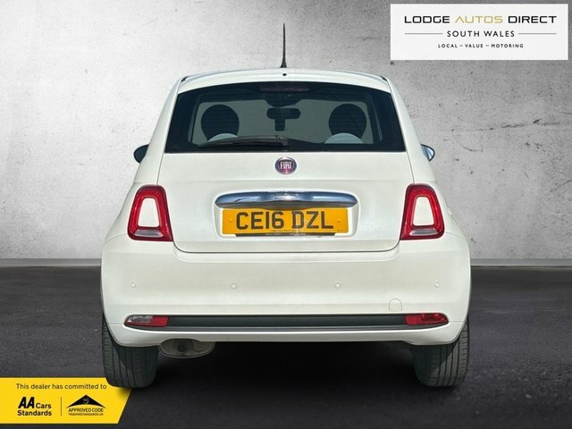 Fiat 500 1.2 Eco Pop Star Hatchback Euro White #5