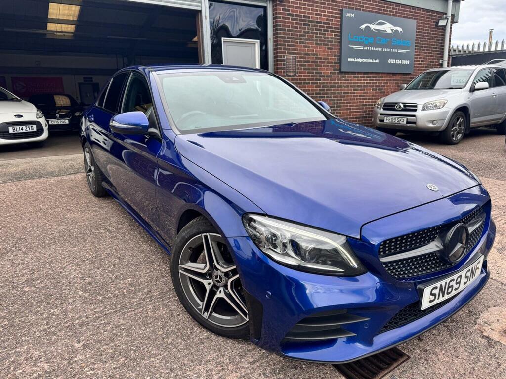 Mercedes-Benz C Class 2.0 C220d Amg Line G-tronic Euro 6 Ss Blue
