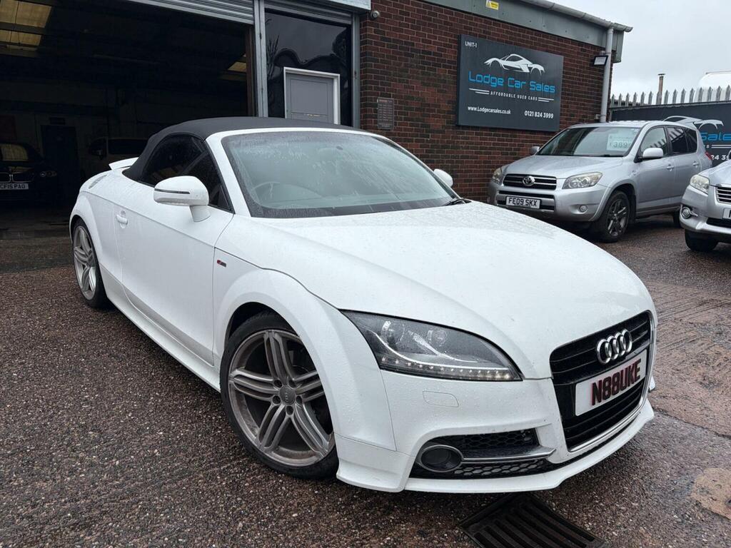 Audi TT 1.8 Tfsi S Line Roadster Euro 5 White