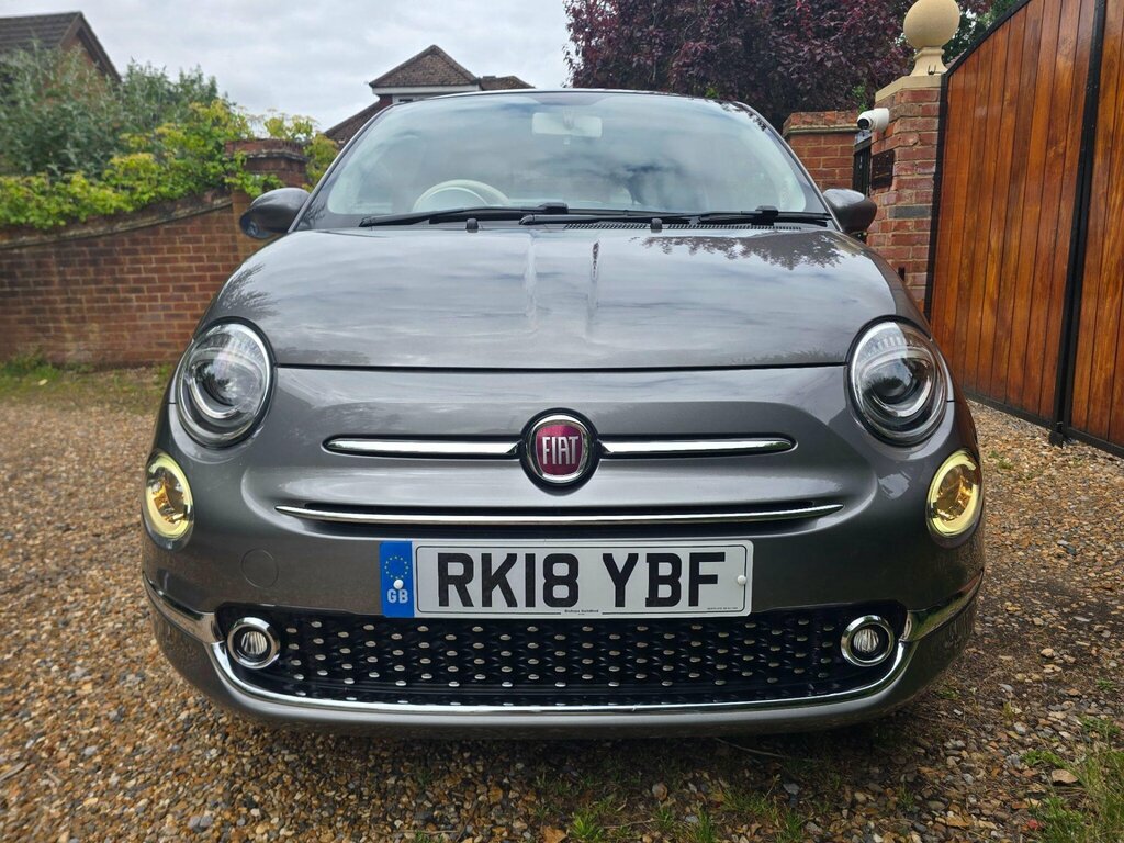 Fiat 500 1.2 Lounge Euro 6 Ss RK18YBF Grey #4