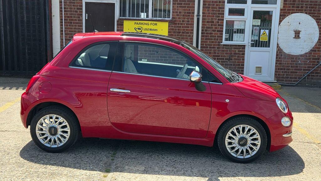 Fiat 500 Hatchback WO65NLK Red #6