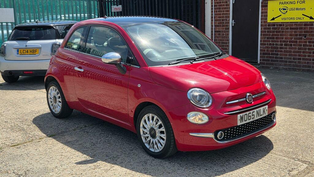 Fiat 500 Hatchback WO65NLK Red