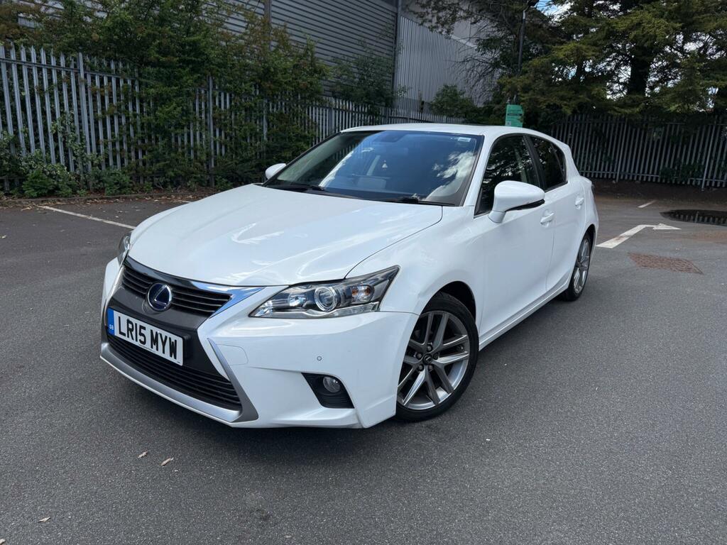 Lexus CT 1.8 200H Advance Plus Cvt Euro 6 Ss White #3