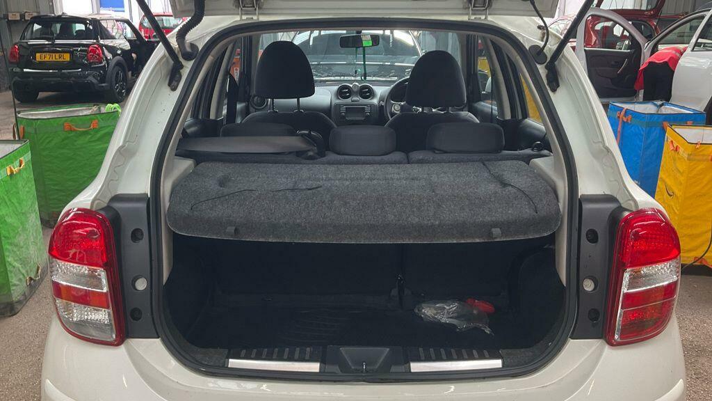 Nissan Micra 1.2 12V Acenta Cvt Euro 5 White #6