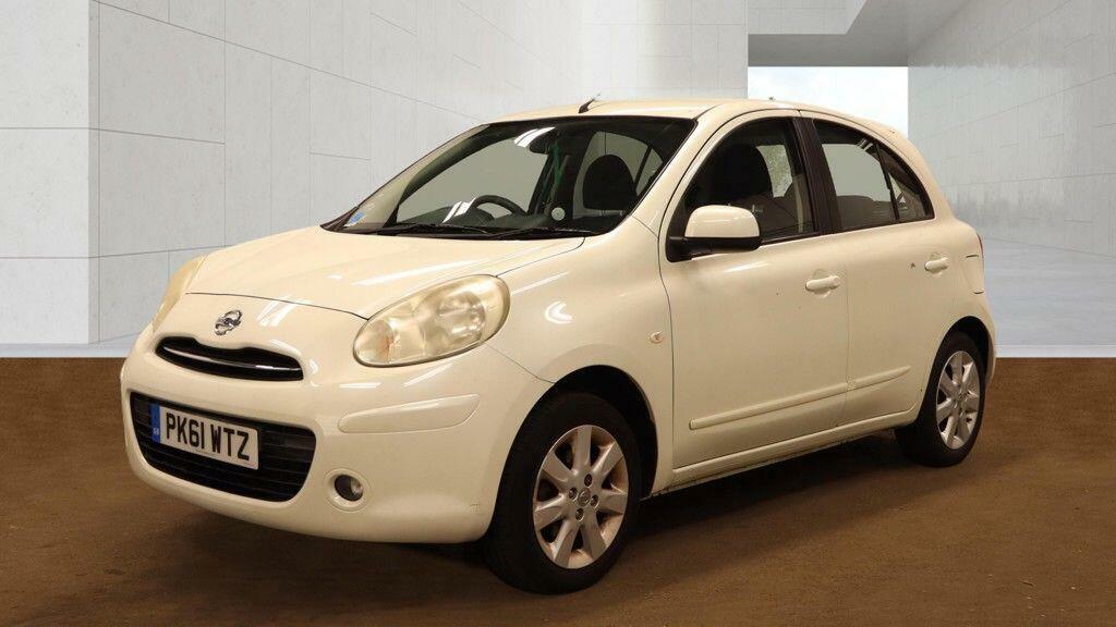 Nissan Micra 1.2 12V Acenta Cvt Euro 5 White #2