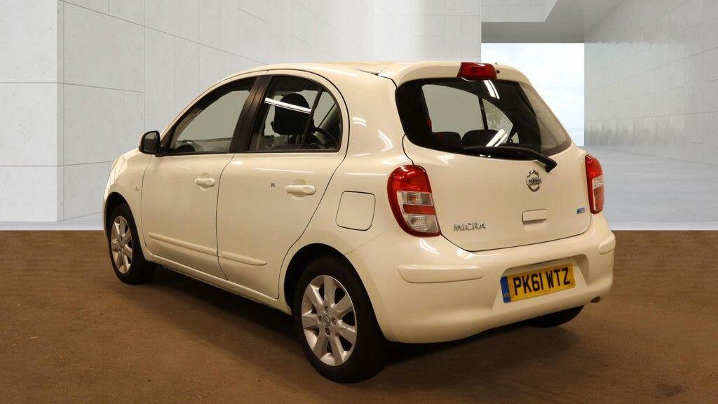 Nissan Micra 1.2 12V Acenta Cvt Euro 5 White #3