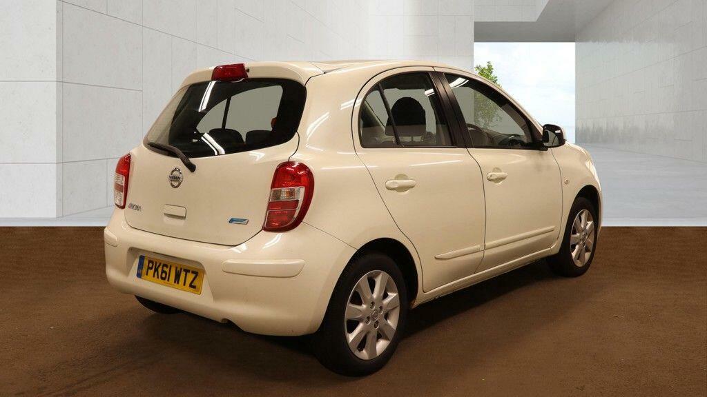 Nissan Micra 1.2 12V Acenta Cvt Euro 5 White #4