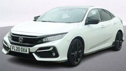 Honda Civic Hatchback FL20OXA White #2