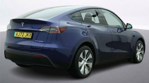 Tesla Model Y Suv Blue #4