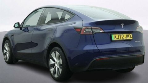 Tesla Model Y Suv Blue #3