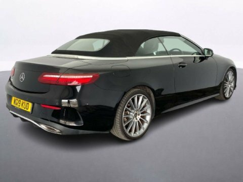 Mercedes-Benz E Class Convertible WG19KUD Black #3