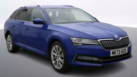 Skoda Superb Estate Blue