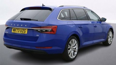 Skoda Superb Estate Blue #4