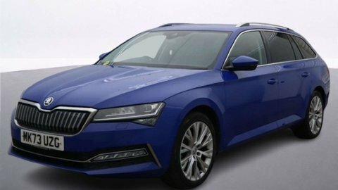Skoda Superb Estate Blue #2