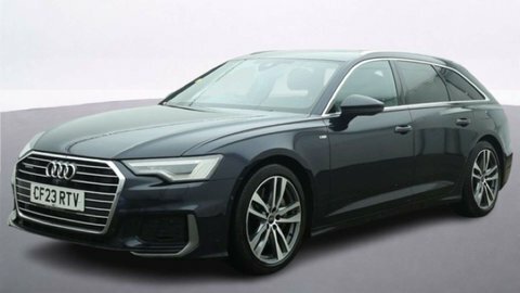Audi A6 Estate Blue #2