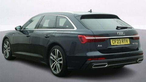 Audi A6 Estate Blue #3