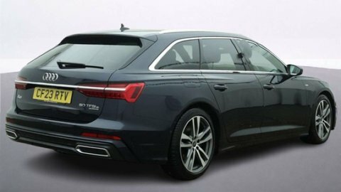 Audi A6 Estate Blue #4