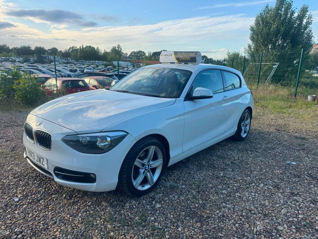 BMW 1 Series 1.6 116I Sport Euro 6 Ss HN13JWZ White #3