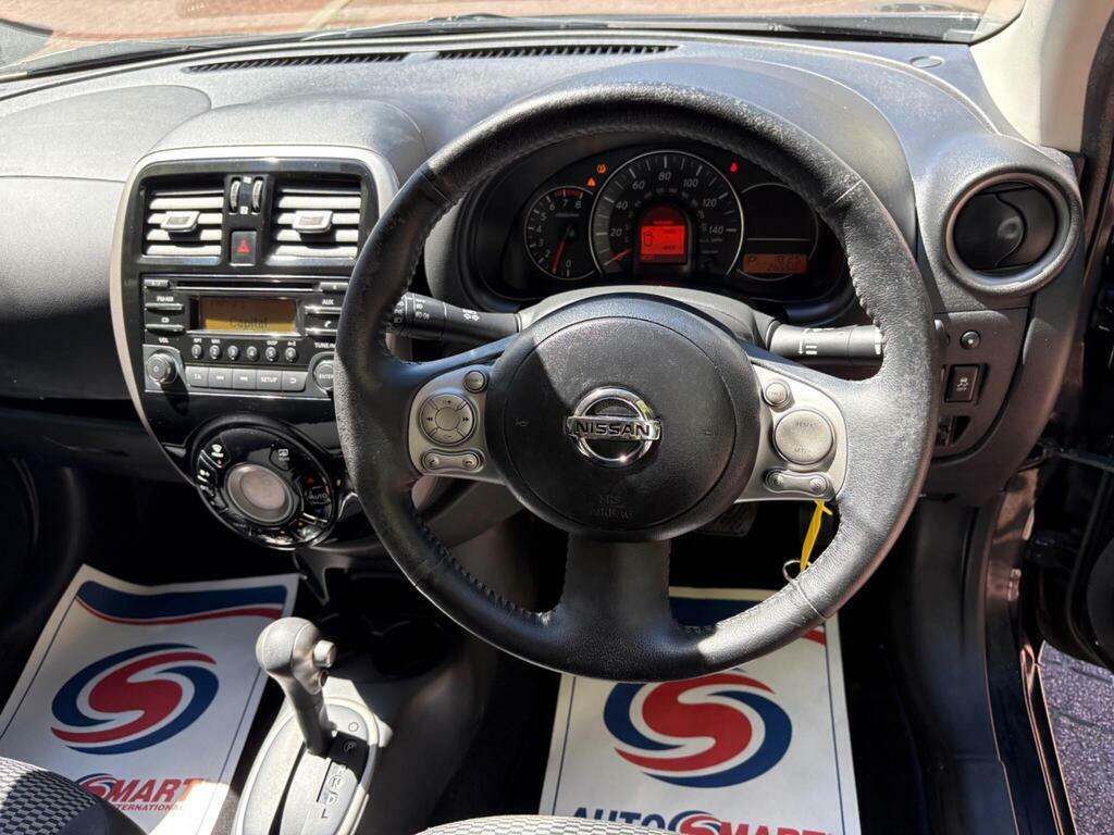 Nissan Micra 1.2 Acenta Cvt Euro 5 NU15KXS Black #2