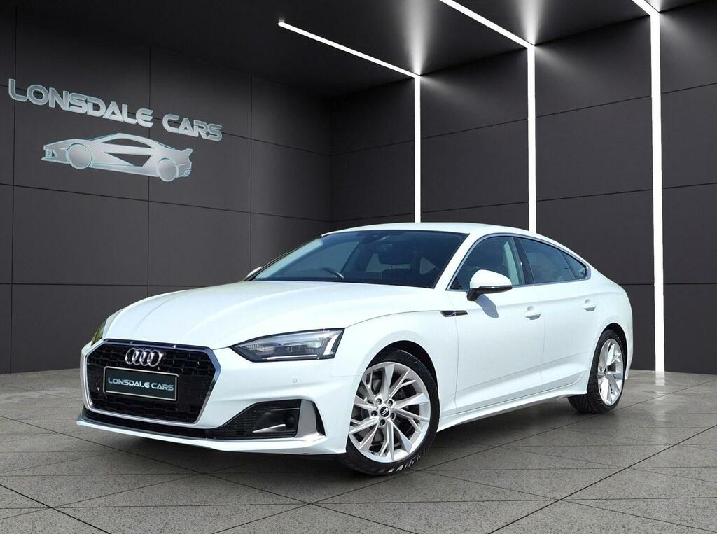 Audi A5 2.0 Tdi 35 Sport Sportback S Tronic Euro 6 Ss 5 White