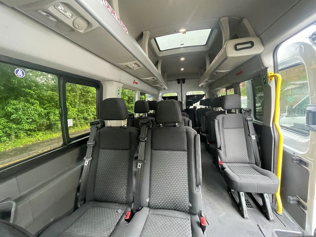 Ford Transit Custom 350 Crewcab Tipper Euro 6 L9ft 3 7 Seats U7642 White #4
