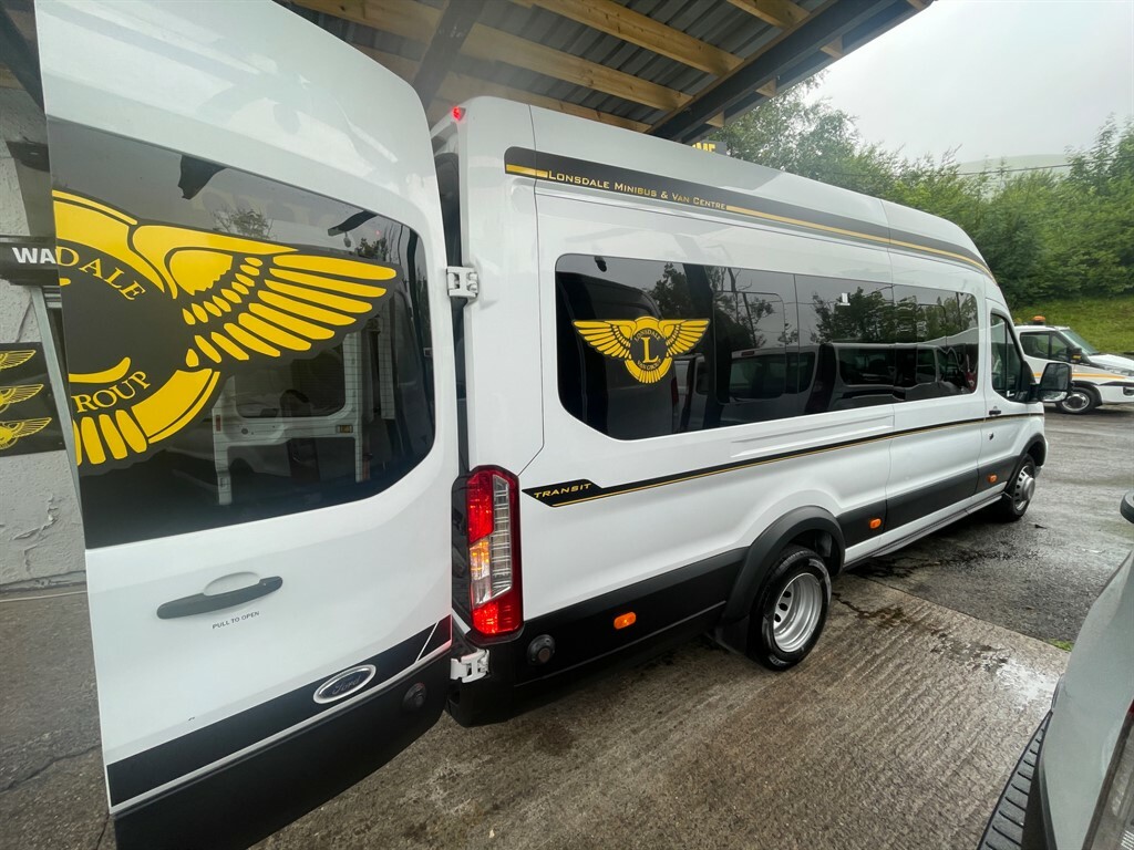 Ford Transit Custom 350 Crewcab Tipper Euro 6 L9ft 3 7 Seats U7642 White #10