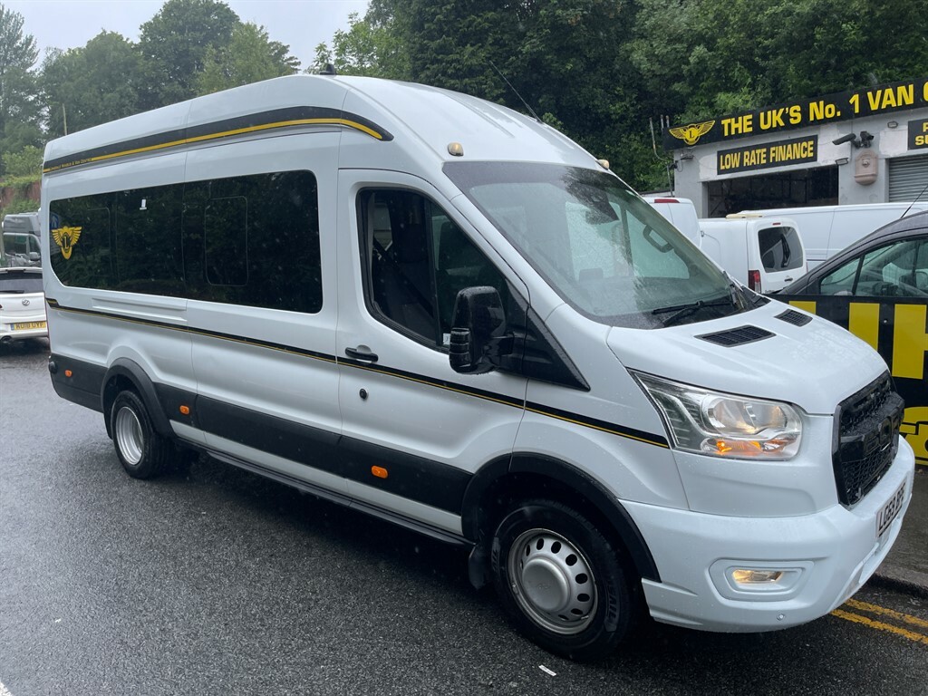 Ford Transit Custom 350 Crewcab Tipper Euro 6 L9ft 3 7 Seats U7642 White #1
