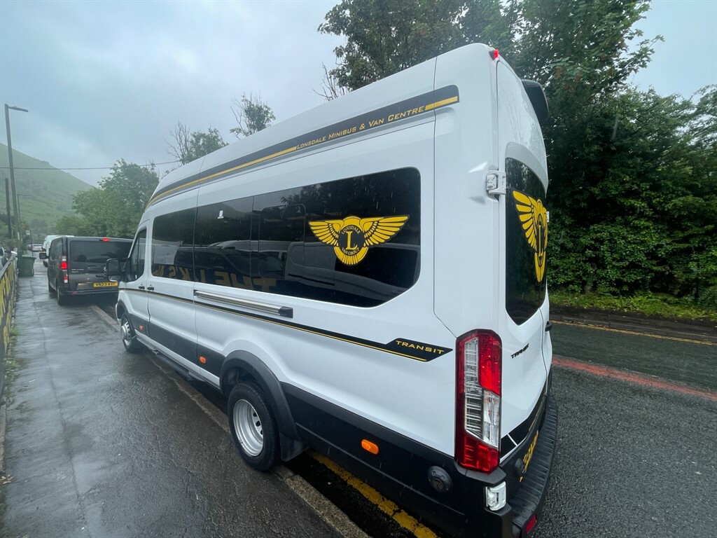 Ford Transit Custom 350 Crewcab Tipper Euro 6 L9ft 3 7 Seats U7642 White #3