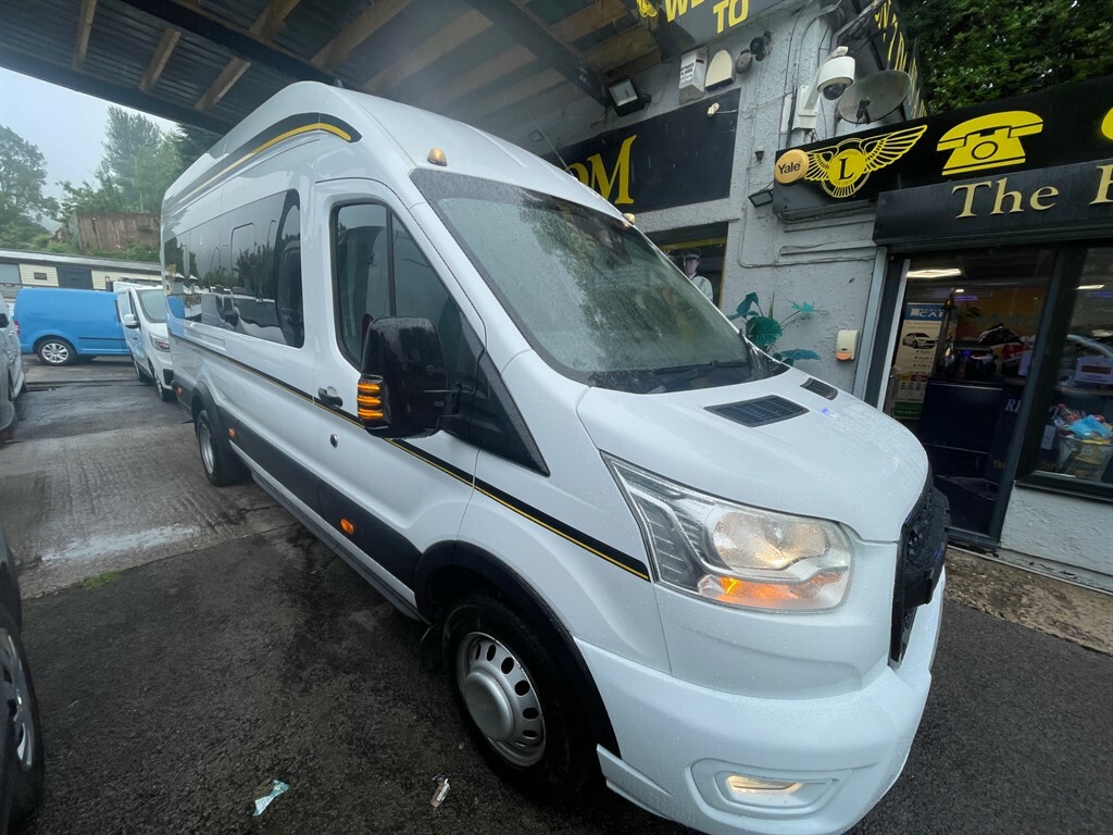 Ford Transit Custom 350 Crewcab Tipper Euro 6 L9ft 3 7 Seats U7642 White #6